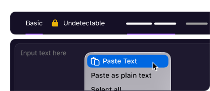 Paste Text